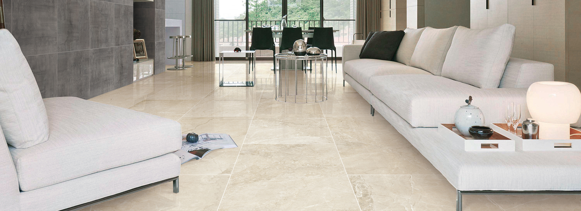 Living room in modern home